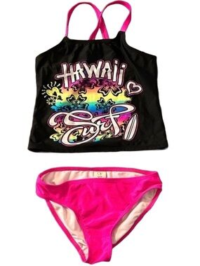 Hawaii Surf Tankini Set! Girls Size 6, Small! Excellent Condition!